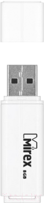 Usb flash накопитель Mirex Line White 8GB (13600-FMULWH08)