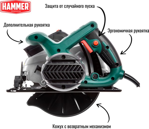 Дисковая пила Hammer Flex CRP1500D