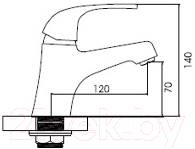 Смеситель Ledeme L1035