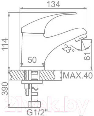 Смеситель Ledeme L1036