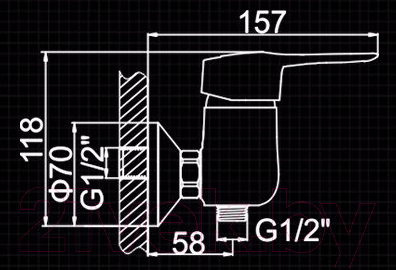 Смеситель Ledeme L2004