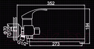 Смеситель Ledeme L2221