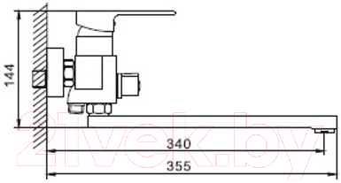 Смеситель Ledeme L2230