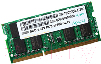 Оперативная память DDR3 Apacer DV.04G2K.KAM - фото