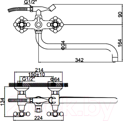 Смеситель Ledeme L2719