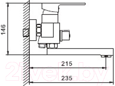 Смеситель Ledeme L3130