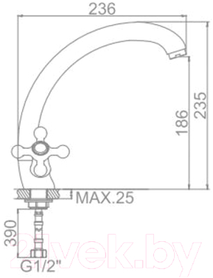 Смеситель Ledeme L4219-2