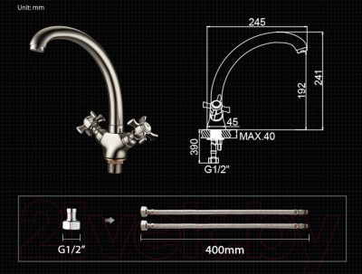 Смеситель Ledeme L5911A