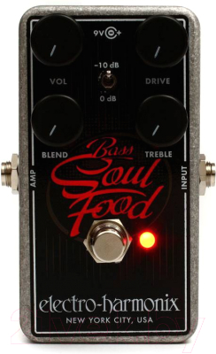 Педаль басовая Electro-Harmonix Bass Soul Food Overdrive - фото