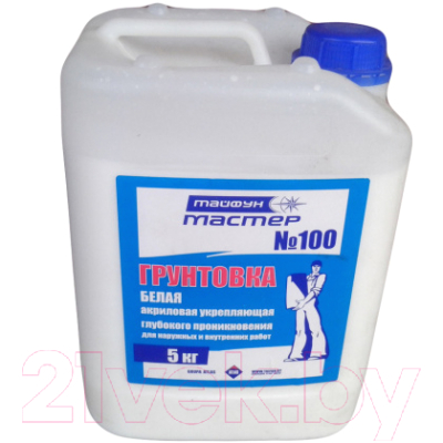 Грунтовка Тайфун Глубокопроникающая №100 - фото