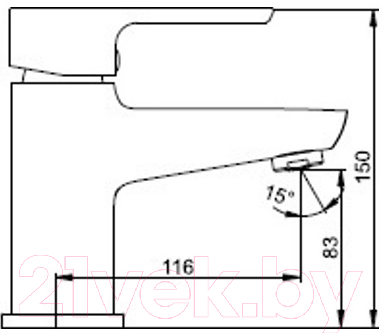 Смеситель Ledeme L1254