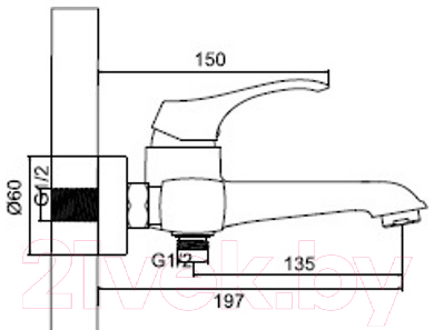 Смеситель Ledeme L3242