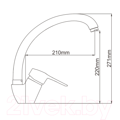 Смеситель Ledeme L5904