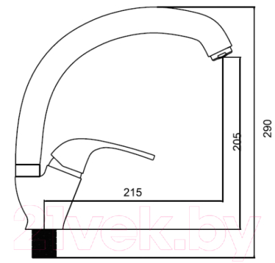Смеситель Ledeme L5935
