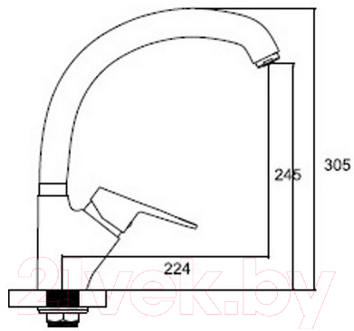Смеситель Ledeme L5946