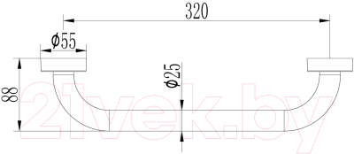 Поручень Ledeme L1718