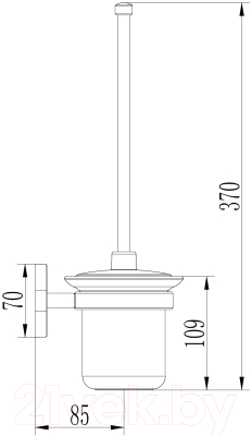 Ершик для унитаза Ledeme L1910