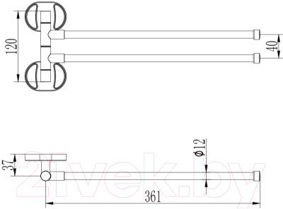 Держатель для полотенца Ledeme L3312