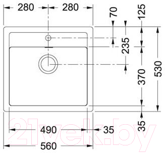Мойка кухонная Franke Sirius SID 610