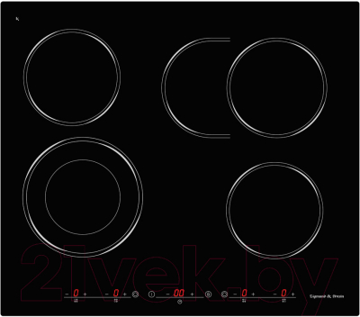 Электрическая варочная панель Zigmund & Shtain CNS 259.60 BX - фото