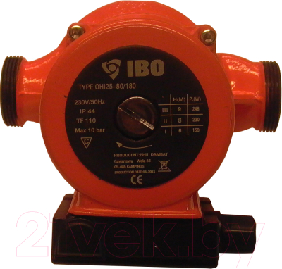 Циркуляционный насос IBO OHI 25-80/180 - фото