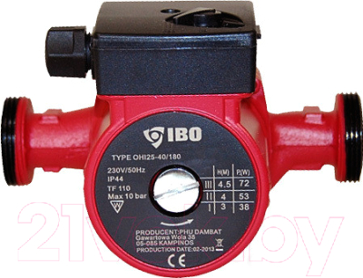 Циркуляционный насос IBO OHI 25-40/180 - фото