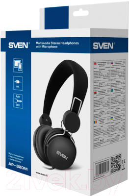 Наушники-гарнитура Sven AP-320M