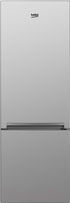 Холодильник с морозильником Beko RCSK250M00S - фото