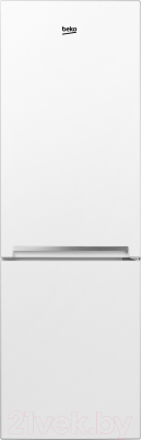 Холодильник с морозильником Beko RCNK270K20W - фото