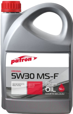 Моторное масло Patron Original 5W30 MS-F - фото