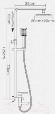 Душевая система Frap F2421