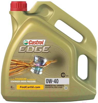 Моторное масло Castrol Edge 0W40 / 156E8C - фото