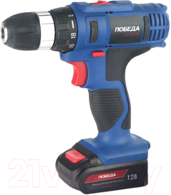 Аккумуляторная дрель-шуруповерт Победа ДА-12/2 Ли - фото