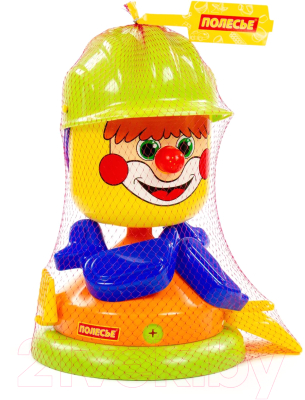 Набор игрушек для песочницы Полесье Строитель / 48462
