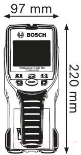 Детектор скрытой проводки Bosch Wallscanner D-tect 150 Professional