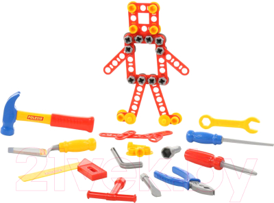 Набор инструментов игрушечный Полесье №4 / 47182 - фото