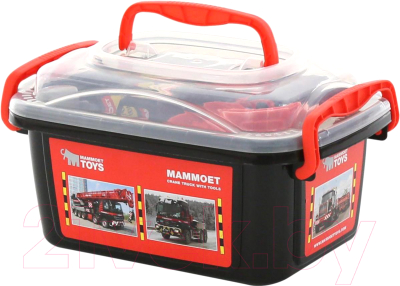 Набор инструментов игрушечный Полесье Mammoet с автомобилем-эвакуатором / 57136 - фото