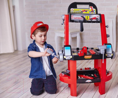 Набор инструментов игрушечный Полесье Механик-супер / 44693