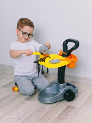 Гриль игрушечный Полесье Барбекю / 36605