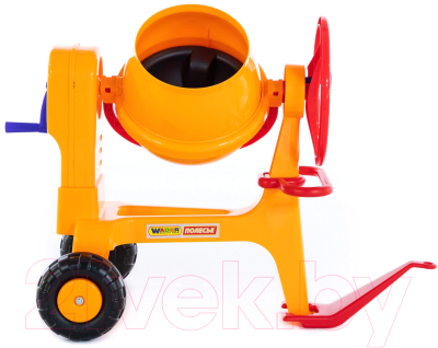Бетономешалка игрушечная Полесье Бетономешалка №1 с прицепным устройством / 43757