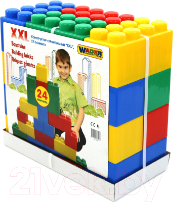 Конструктор Полесье Строительный XXL / 37503 - фото