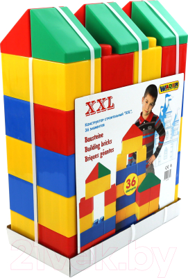 Конструктор Полесье Строительный XXL / 37527 - фото