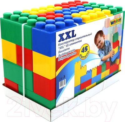 Конструктор Полесье Строительный XXL / 37510 - фото