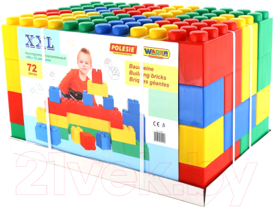 Конструктор Полесье Строительный XXL / 41999 - фото