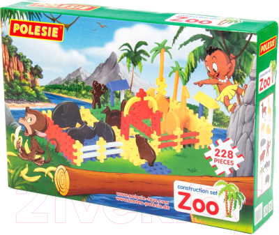 Конструктор Полесье Зоопарк / 4802 - фото