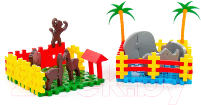 Конструктор Полесье Зоопарк / 4802