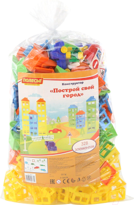 Конструктор Полесье Построй свой город / 56351 - фото