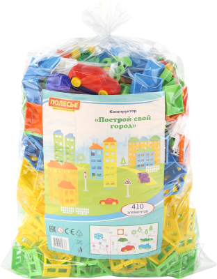 Конструктор Полесье Построй свой город / 56368 - фото