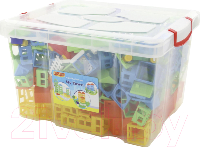 Конструктор Полесье Построй свой город / 56412 - фото