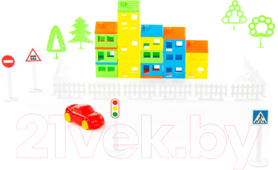 Конструктор Полесье Построй свой город / 56221